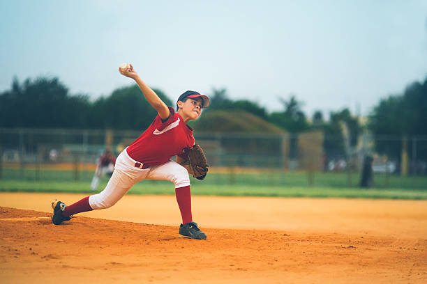 Youth baseball on the field
